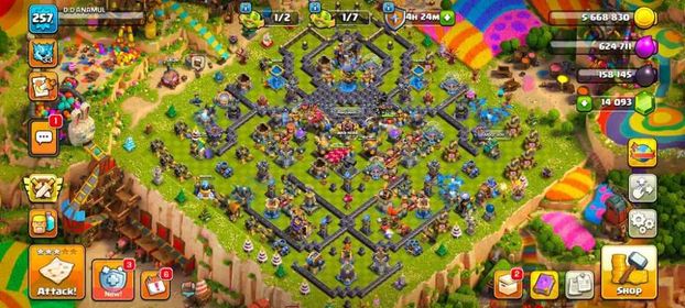14100 gams💥60% offer shop💥Th close max💥6 hero max💥14 Epic near max💥nc 500💥Lab few left only💥Full max defence💥