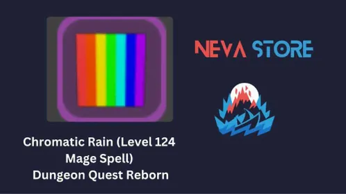 CHEAPEST | CHROMATIC RAIN (LVL 124 MAGE SPELL | DUNGEON QUEST REBORN