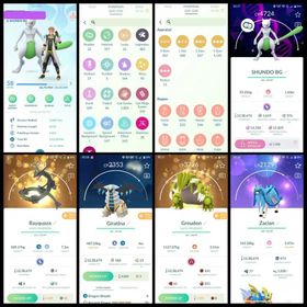 Pokemon Go Account - Level 58 - 95 Shiny - 483 Legendary - 21 Shiny & Legendary - Shiny Mewtwo Background - Shiny Rayquaza - Crowned zacian - 100% Trusted & Instant