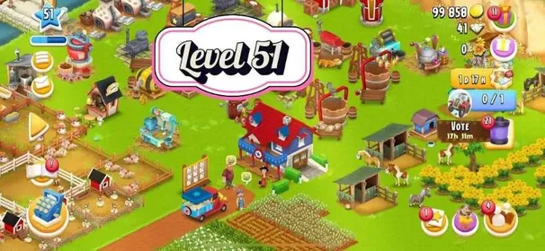 🔥Lvl 51 minifarm🔥Big 2200 Barn storage🔥675 silo storage🔥75% land unlocked🔥Best deal🔥