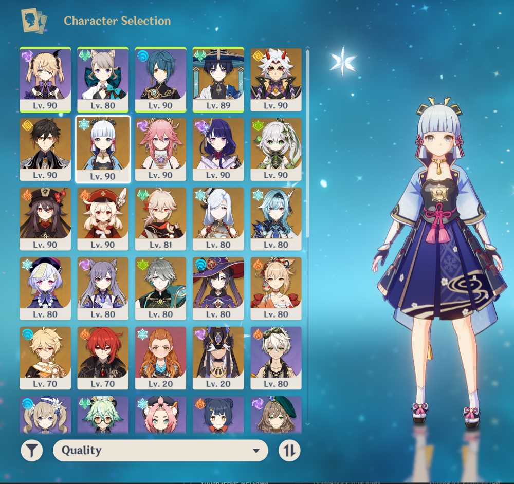 ASIA AR60 | 5 stars*24 | Ayaka(C2)+Raiden Shogun+Hu Tao+Zhongli+Kazuha ...