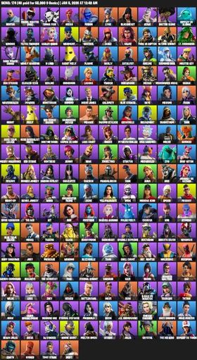174 Skins | Midas, Rogue Agent, Rose Team Leader, Modena Icon, Rick Sanchez, Mandalorian, Prodigy, Leviathan Axe