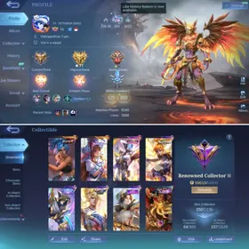 M61✨HERO 125✨SKINS 250✨EMBLEM MAX✨SAN FLORYN✨LUCKYBOX IRITHEL✨EPIC 15✨DRAGON 4✨SABER 3✨STAR 19✨SPECIAL 26✨ZODIAC HELCURT