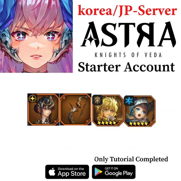 ASTRA: Knights of Veda Accounts for Sale