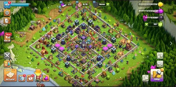 TH 15 | LEVEL 188 | BK 53 | AC 57 | MP 47 | GW 41 | RC 19 | Gems 324 | INSTANT DELIVERY | GCLD1637