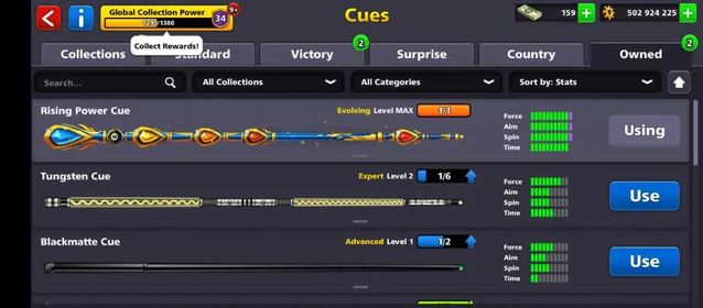 500 Million Coins | Rising Power Cue full Max ⚡ CCP 34 |Gmail login| For iOS 👉I will link customer Facebook with this account