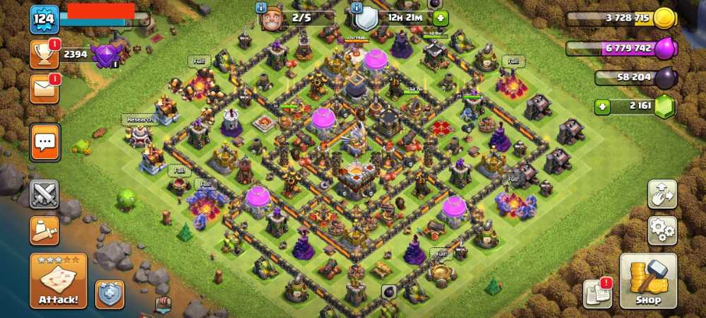 🔥MarkasGame🔥Townhall 11🔥Lvl 124🔥King 34 Queen 29 Warden 12🔥Gems 2161🔥Safe Account 💯🔥 #1456