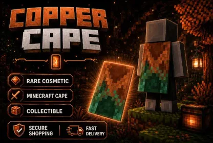 Minecraft - Copper Cape - Digital Key