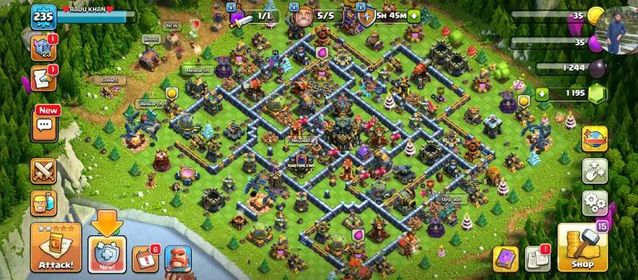 P-166  Town Hall 17 donation account|| heros 70-71-65-64-31|| XP 235 || name change available|| strong hero equipment || main defence max