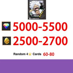 Global|IOS/Only|5000-55000RD|2500-2700GF|Nika Luffy 5|100% Safe Account