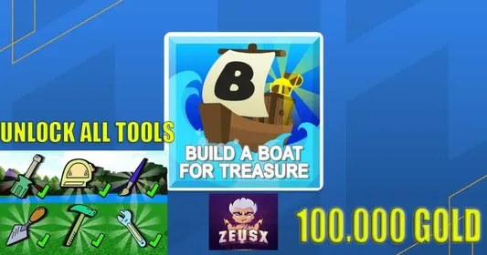 Account Build a Boat for Treasure 100K GOLD