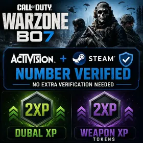 Fully Ready BO7 Warzone Account | Activision + Steam Number Verified No  Verification Issues | Full Access | Fast Delivery