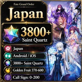 Japan | 3800+ Saint Quartz, Golden Fruit 370-600, Optional five stars not used, Call Sign 0-200 | Fast Delivery