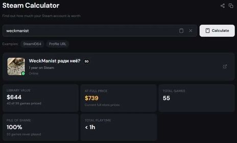CS1482 //  FAT ACC WITH GAMES FOR 100