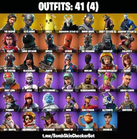 The Reaper, Take the L, Elite Agent, Mako, Drift Stage 5, Ragnarok Stage 5 | 41 Skins [Full Access] Psn, Xbox, PC