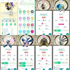 RAREST⚡30% OFF⚡LV 67⚡679 LEGENDARY⚡376 SHINY⚡84 SHINY LEGENDRY MYTHICAL⚡SHINY LV50 MEGA RAYQUAZA BG⚡SHINY CROWN ZACIAN BG 👑ALL SHINY FUSIONS WITH BG⚡2K POKECOINS ⚡ INSTANT DELIVERY 🚚