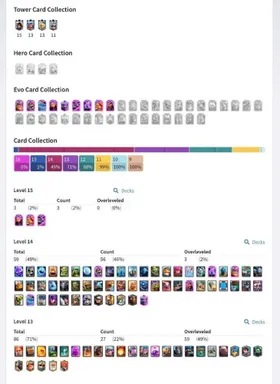 {Encore} - Rarest 9 Year Badge | Level 56 | 56 Level 14 | 3 Level 15 | 9 Evos | 12785 Trophys | 4571 Gems | 76 Emotes | Level 56 | 7 Tower Skins PH7 N43