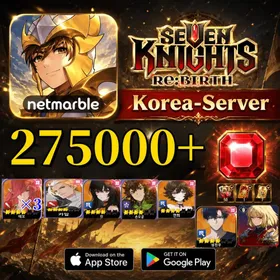 Korea server|275000 Rubies + 2,170 Summon Tickets + 1,300 Pet Summon Tickets + 61–80 Legendary Characters+Random new and old Seven Knights+|Teo×3-4+ Kyle×1-3+Rin+Sun Wukong+Yeonhee+Sung Jinwoo+Cha Hae-In|50 Selectable Limited Heroes + Selectable Teo + 7 Seven Knights Scrolls|Seven Knights Re:birth