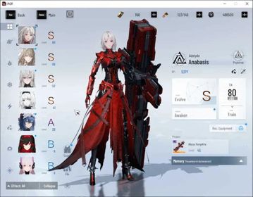 Asia|Lv 50|(S Lucia CW & S Adelyde Anabasis)+Sign,S Bianca C,S No.21 Feral Etc|1 Omniframe Select|Log Kuro|Take Mail|(PGR2942)