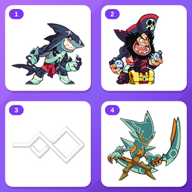 Brawlhalla Twitch Drops (4 Items) — Mako v6 Color + Thatch v6 Color +2 more