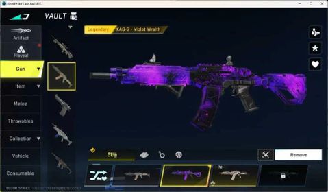AMERICA| 3 Ultra Gun|5 Ultra Striker|4 Legendary Gun|1 Ultra Vehicle Out Bike - Algaca|1 Rename Card|Check SS BS3914B