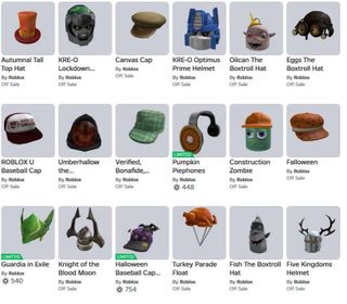 (VERIFIED) 2010 ROBLOX ACCOUNT RARE OFFSALES 2 PAGES