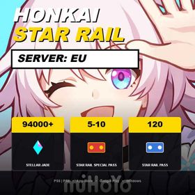EU|AR:50|Male|Stellar Jade:94000+|Star Rail Special Pass:5-10|Star Rail Pass:120|Microsoft Email#1