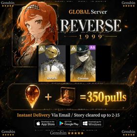 Global|350draws+|Ulrich+Corvus+1-3 six-star characters|+1 Unused 6★ Character Selector |Beginner Banner Not Used|Reverse: 1999