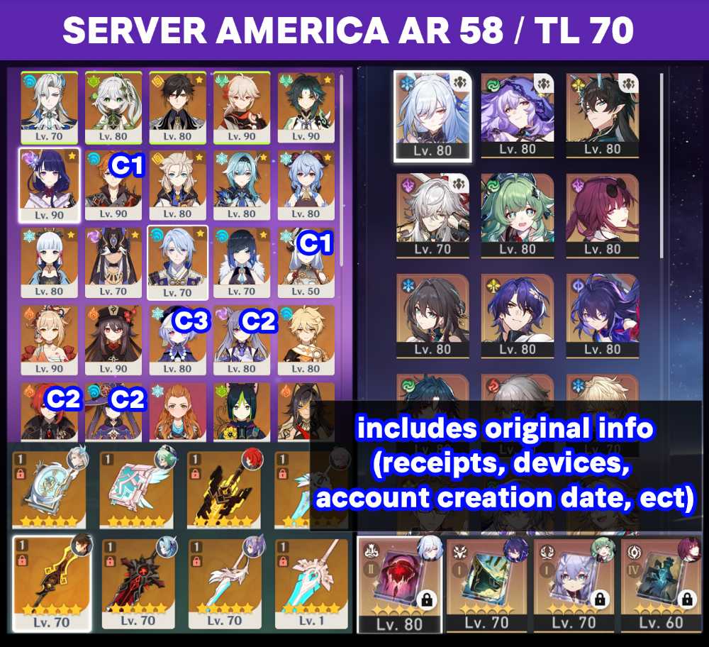 EU] HONKAI STAR Rail Account [45] Seele/Bronya/Clara/Bailu/Welt EUR 180,00 - FR