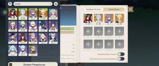 Asia | AR25| Chasca+Odette+Keqing|Unset username | Male|