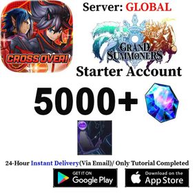 Global | 5000+ Crystal |  lgris+ | Starter Account [Grand Summoners]