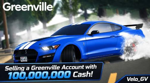 100% [Instant] [Greenville] Account with 100,000,000 (100M) Money💸| unverified | Roblox | Automatic Instant Delivery ✅