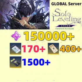 Global server|140000-150000 Essence Stones +5SSR Hunter|+|14SSR weapons |Custom Draw Ticket：1500+| + Rate Up Draw Ticket：170+ | +|400+ Weapon Custom Draw Ticket||Initial Account Only completed the beginner tutorial|IOS/Android/PC|Fast and secure delivery|Solo Leveling: Arise