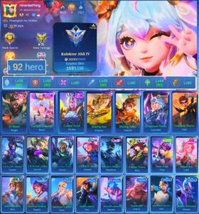 HERO 92 SKIN 153 | EMBLEM GOOD| DM 507 | LUCKBOX ROGER | EPIC KHUFRA| EPIC NANA | INSTAN DELIVERY