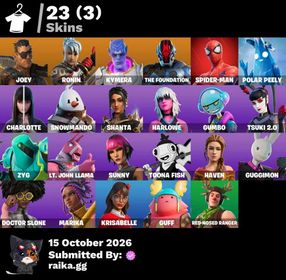 👑 [PC/PSN/XBOX] 23 SKINS 🍀 JOEY 🍀 RONIN 🍀 KYMERA 🍀 THE FOUNDATION
