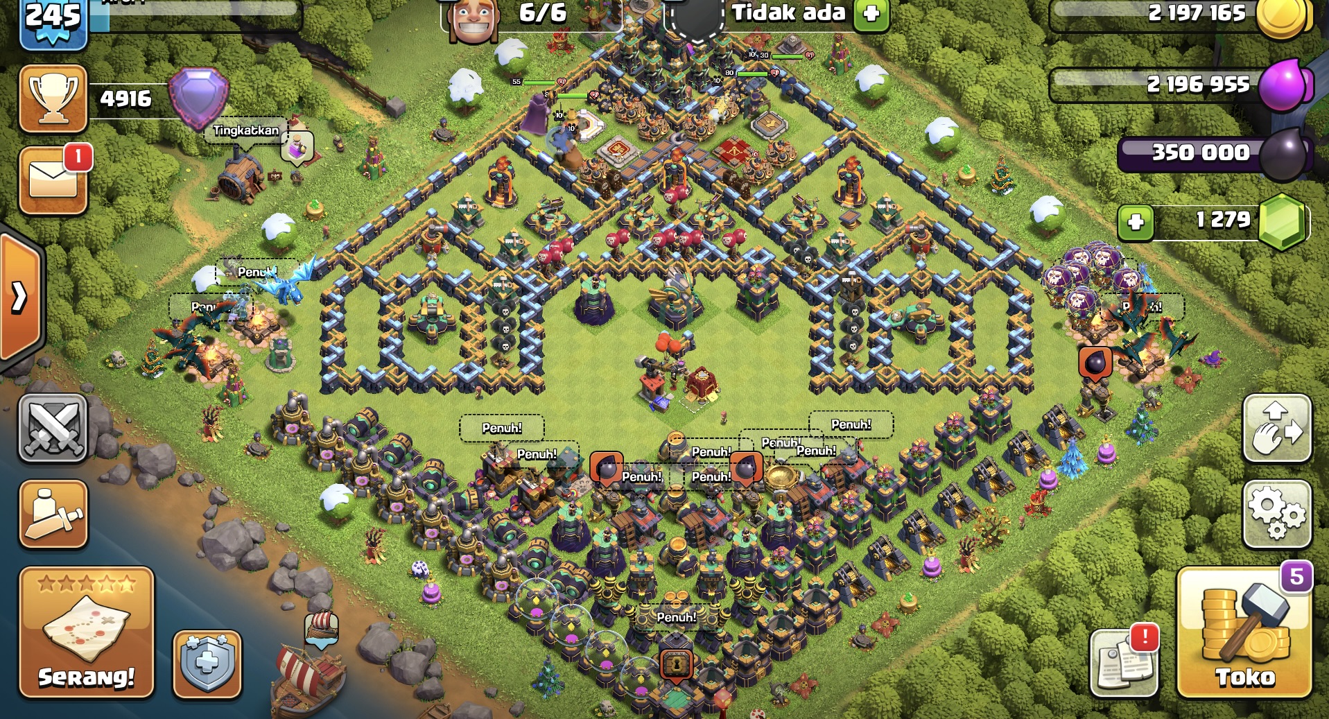 INSTANT DELIVERY UNLINKED Link To Your Email TH14 ALL MAX LVL 245