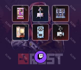 👑 Twitch Drops 🌌 Global Warfare 4 🧨 Rust [Total 6 Items]