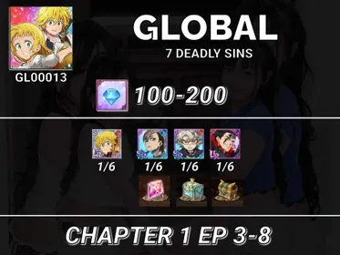 0013# ✨STARTER✨7DS : GLOBAL UNLINKED | 1Lr + 1Ur + Collab Gachiakuta | Fast Delivery
