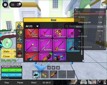 ID 532:LV2800+God+CDK+SGT+7 Race V4 Full Gear + Gravity Inven |Draco,Human,Angel,Mink,Shark,Cyborg,Ghoul|Unverified Account|Auto Delivery|Blox Fruits