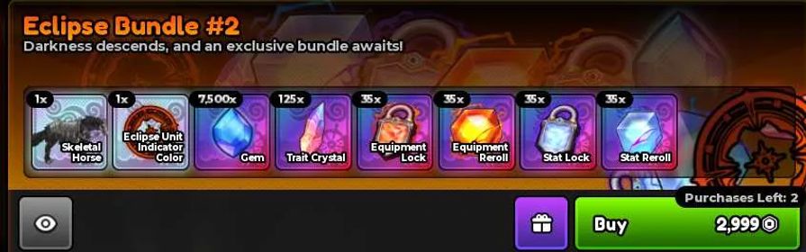 Anime Expeditions Eclipse Bundle 2 Cost 3K RBX (INSTANT DELIVERY) ( Trait )