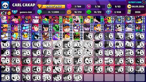 BS | CARL CAKAP | BRAWLERS 35/105 | 5 MAX HC | 4K TROPHY | GEMS 15 | CN FREE