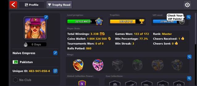 1 BILLION COINS (1000M) | LEVEL 67 | POOL CASH 145 💵| khnahebo