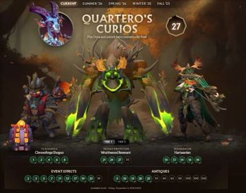 Quartero's Curios per 5 Level | DOTA 2