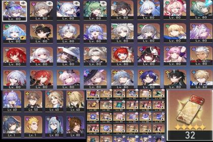 Asia | 38 Character 5 Star and 26 Lightcone | Silverwolf lvl999 E1,HuoHuo E1,Firefly E1 | 32 Ticket | Endgame