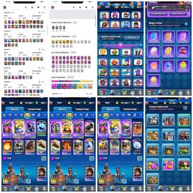KT 16 - LeveL 1805 - 22 Max Cards - Ballon Cycle , Hog 2.6 , Miner Cycle Deck - 23 Evolution - 6 Hero - 12 Tower -Code342