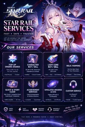 Custom Service | Honkai Star Rail | Cheap deal for New Buyer