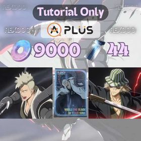 Starter Level 3 · Europe A-Plus · Kensei Muguruma + Sign Weapon Stamp + Kisuke Urahara + 9k Jade + 44 Standard Tickets · Gacha Reroll Account · Tutorial Only · Instant Delivery