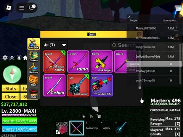 ID 591:LV2800+Sanguine Art+CDK+SG+6 Race V4 Full Gear + Mammoth Inven |Human,Angel,Mink,Shark,Cyborg,Ghoul|Unverified Account|Auto Delivery|Blox Fruits