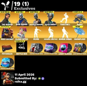 35 SKINS | The Reaper | Floss | Blue Suire | Royale Knight | Elite Agent | Ciri | Catwoman | Take The L | Mako