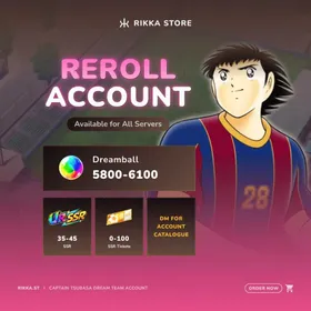 ☆ Global | 5800-6000 Dreamball + 350 Time-limited ball + 35-45 SSR + 0-100 SSR Tickets | Reroll Account